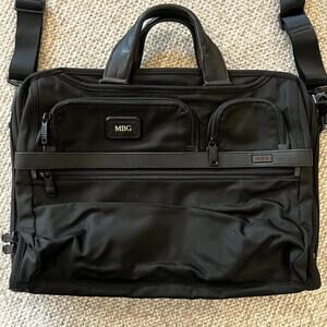 TUMI Alpha 3 Compact Briefcase – Lightly Used Sleek, Durable & Professional